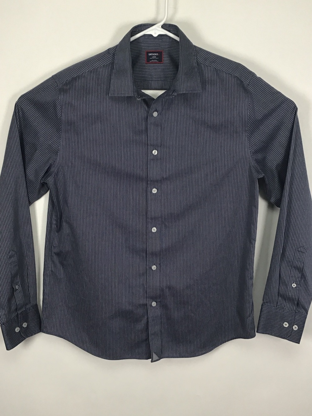 UNTUCKit Villard men’s long sleeve button up dress shirt large